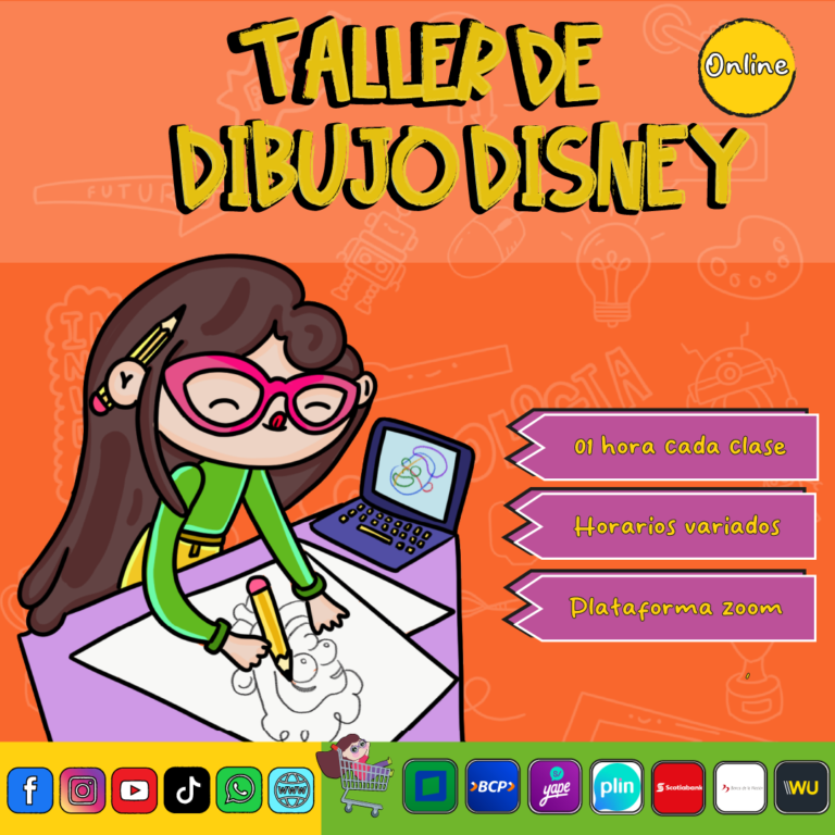 TALLER DE DIBUJO DE PERSONAJES DISNEY – creartec